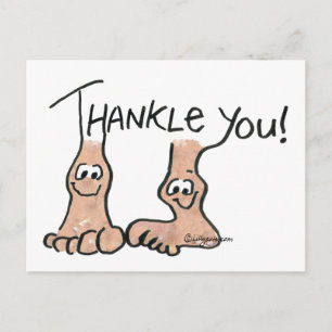 Personalisiert Danke, Geschenk Postkarte