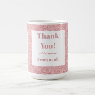 Personalisiert danke von uns allen Tasse