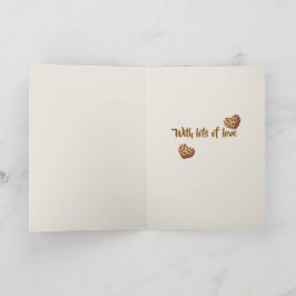 Personalisiert Dankeschön an das Design von Kochhe Dankeskarte