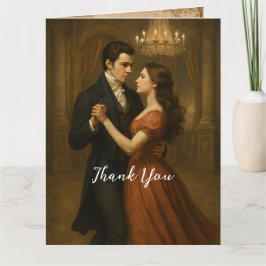 Personalisiert Dankeschön Card Viktorianischer Sti Dankeskarte