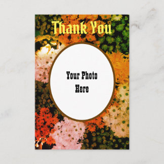 Personalisiert Dankeschön Karte: floral Dankeskarte