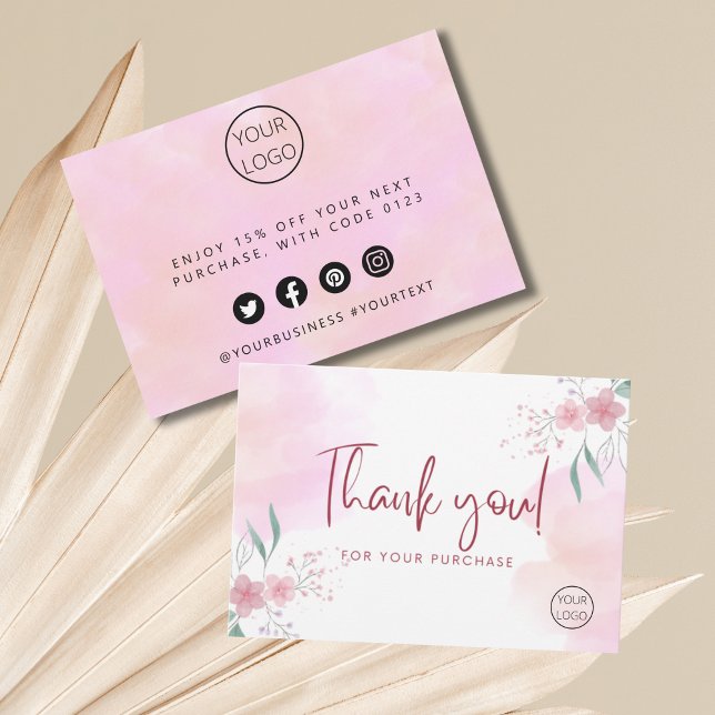 Personalisiert Dankeschön Karten Beruflich (Personalized Thank You Cards Professional)