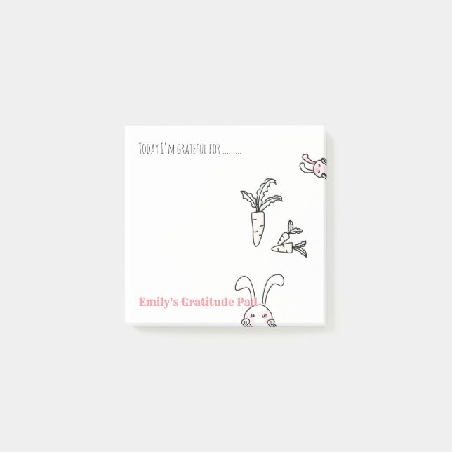 Personalisiert Dankeschön Notelets - Verlass Post-it Klebezettel (Vorderseite)