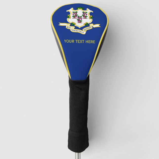 Personalisiert das Flag für den Status "Text-Verbi Golf Headcover (Vorderseite)