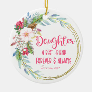 Personalisiert Daughter Best Friends Keramik Ornament