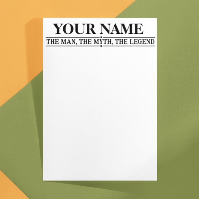 Personalisiert den Mann, den Mythos, die Legende (Von Creator hochgeladen)