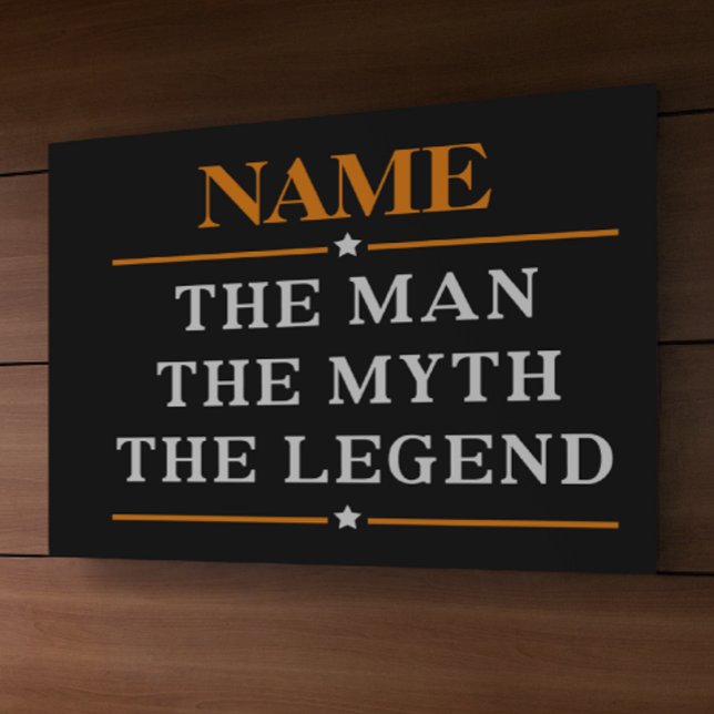Personalisiert den Mann, den Mythos, die Legende Banner (Von Creator hochgeladen)