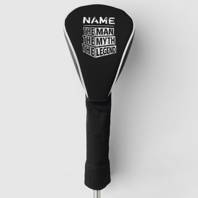 Personalisiert den Mann, den Mythos, die Legende Golf Headcover (Vorderseite)