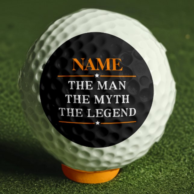 Personalisiert den Mann, den Mythos, die Legende Golfball (Von Creator hochgeladen)
