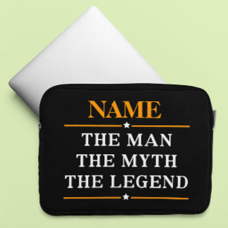 Personalisiert den Mann, den Mythos, die Legende Laptopschutzhülle