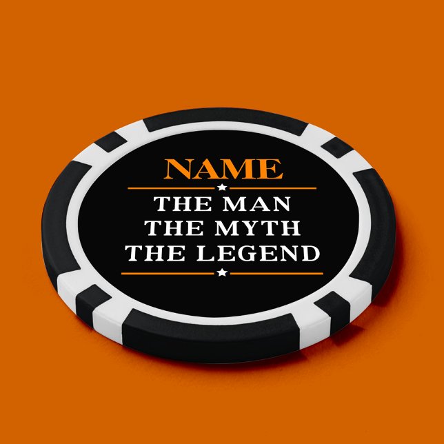 Personalisiert den Mann, den Mythos, die Legende Pokerchips (Von Creator hochgeladen)