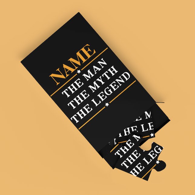 Personalisiert den Mann, den Mythos, die Legende Puzzle (Von Creator hochgeladen)