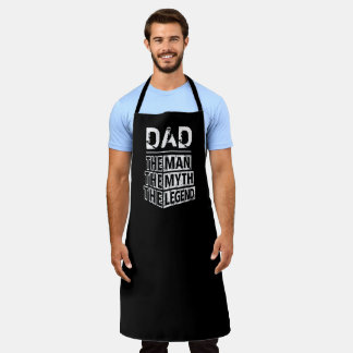 Personalisiert den Mann, den Mythos, die Legende Schürze