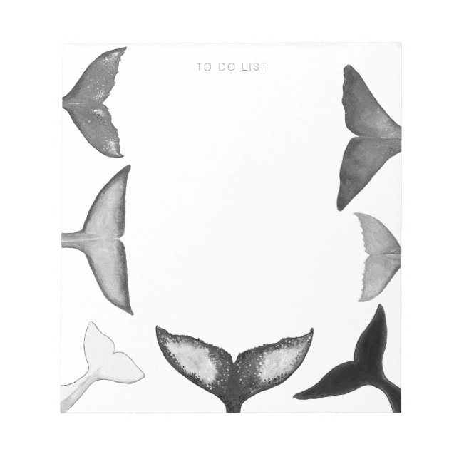 Personalisiert, den Walfluss Illustriert aufzulist Notizblock (Vorderseite)