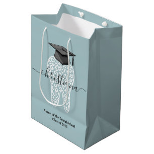 Personalisiert Dental Abschluss Leopard Tooth Grad Mittlere Geschenktüte