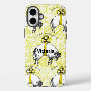 Personalisiert Der Herr ist mein Hirte Psalm 23 iPhone 16 Plus Hülle