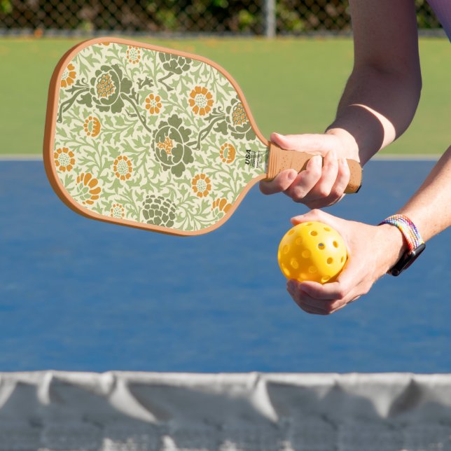 Personalisiert Design William Morris Pattern Pickleball Schläger (InSitu)