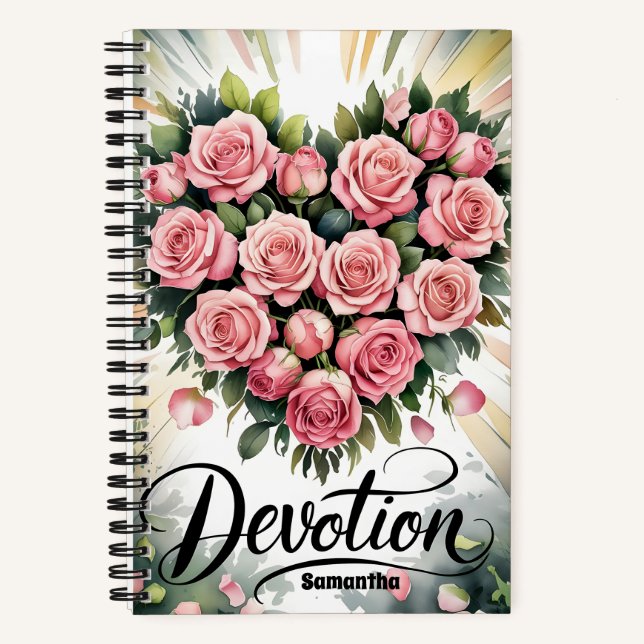 Personalisiert Devotion Christlich Women Journal Notizbuch (Vorderseite)