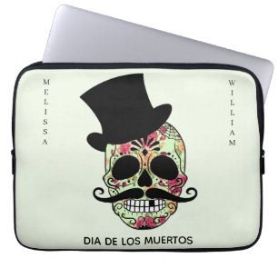 Personalisiert DIA DE LOS MUERTOS Laptopschutzhülle