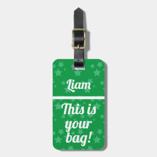 Personalisiert Dies ist Ihre Tasche Funny Luggag Gepäckanhänger