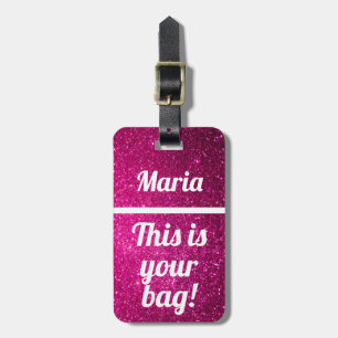 Personalisiert Dies ist Ihre Tasche Funny Luggag Gepäckanhänger