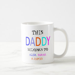 Personalisiert Dieser Daddy Gehört Zu, Kaffeetasse