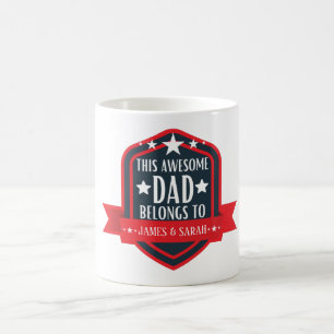 Personalisiert Dieser Tolle Vater Gehört Zu, Kaffeetasse