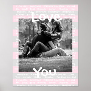 Personalisiert dieses "Liebe You"-Poster Poster
