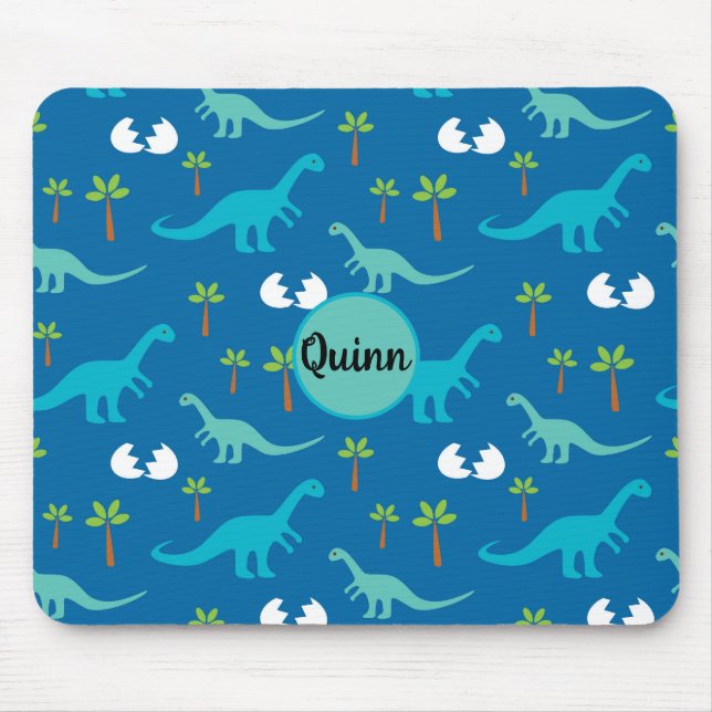 Personalisiert Dino Fun Mousepad (Vorne)
