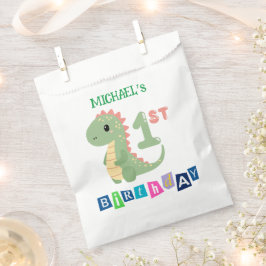 Personalisiert Dinosaurier 1. Geburtstag Gastgesch Geschenktütchen