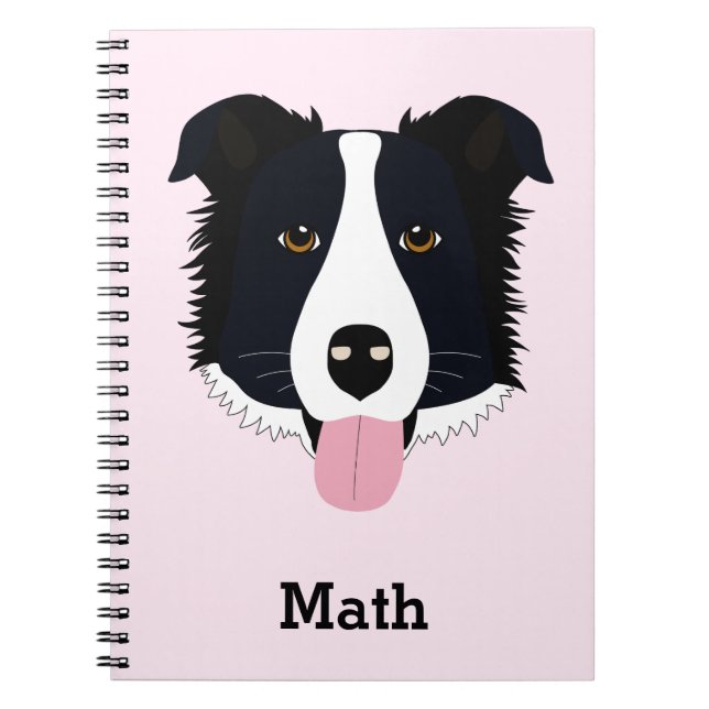 Personalisiert Dog-Muster-Notebook Notizblock (Vorderseite)
