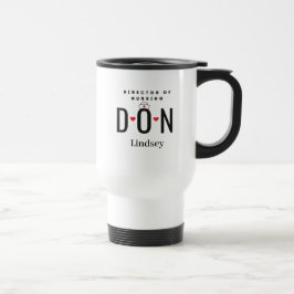 Personalisiert DON Nurse Travel Mug Reisebecher