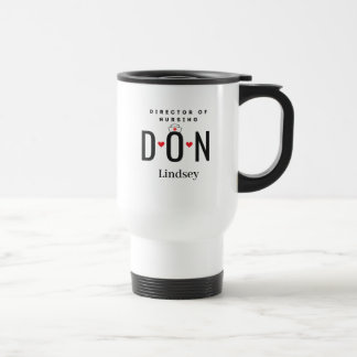 Personalisiert DON Nurse Travel Mug Reisebecher