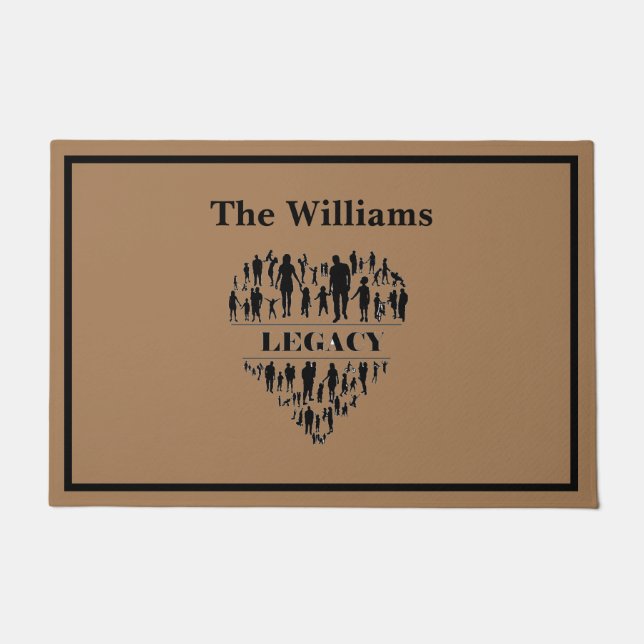 Personalisiert Doormat Fußmatte (Vorderseite)