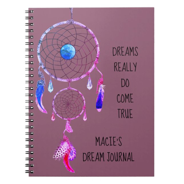 Personalisiert Dream Journal Notizblock (Vorderseite)
