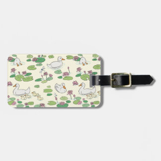 Personalisiert Duck Wasserlilie Gepäckstück Gepäckanhänger