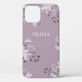 Personalisiert Dusty Lavender Berries Modern Case-Mate iPhone Hülle