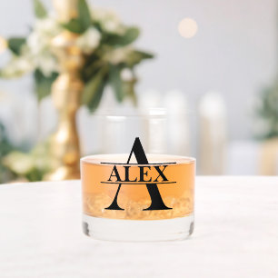 Personalisiert ein Namensgeschenk für seinen Vater Whiskyglas