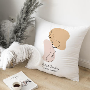Personalisiert, Eine Zeile, Liebe, Boho, Arabisch Kissen