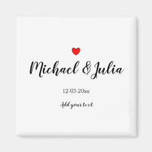 personalisiert einfach minimal füge deinen Namen J Magnet