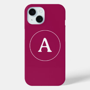 Personalisiert-Einfache Monogramm Case-Mate iPhone Hülle