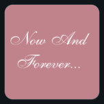 Personalisiert Einladungen Rose Gold Quadratischer Aufkleber<br><div class="desc">Farbige Rose Gold Stilvolle Einladungs-Sticker - Spezielle Veranstaltungsplaner kommen in der Regel auf den Grund: Was sind die besten Hochzeits-Briefmarken in diesem Jahr? Diese dekorativen und spezialisierten Designer laden Siegel Sticker für Hochzeit Rose Gold und Weiß kommen aus dem perfekten Zubehör zu Hochzeit Postkarten Einladungen und verschiedenen Hochzeiten einladen Pakete....</div>