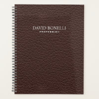 Personalisiert Elegant Brown Leather Masculine
