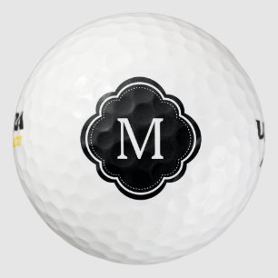 Personalisiert Elegant Monogram Golfball