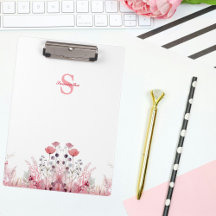 Personalisiert Elegante Flora Minimalistisch Niedl