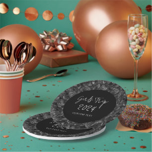 Personalisiert Elegante Girls Tour Imitate Glitzer Pappteller