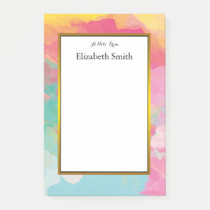 Personalisiert Elegantes Wasser Post-it Klebezettel