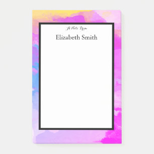 Personalisiert Elegantes Wasser Post-it Klebezettel