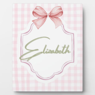 Personalisiert Elizabeth Baby Girl Kinderzimmer Gi Fotoplatte