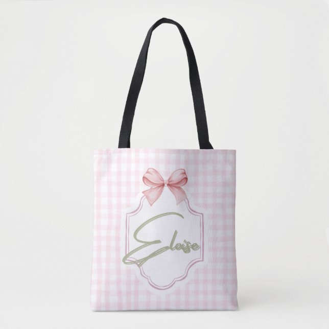 Personalisiert Eloise Baby Girl Kinderzimmer Bow&G (Vorderseite)